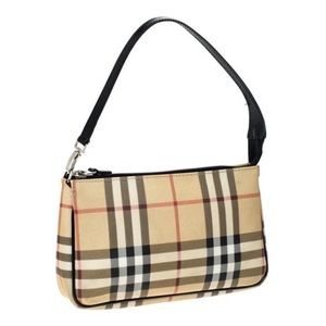 Burberry Beige House Check PVC pochette Shoulder